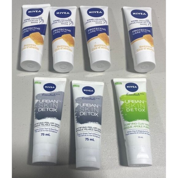 Lot of 7 NIVEA Essentials Urban Skin Detox Hand Cream (Protective Care) 75ml - Picture 1 of 1